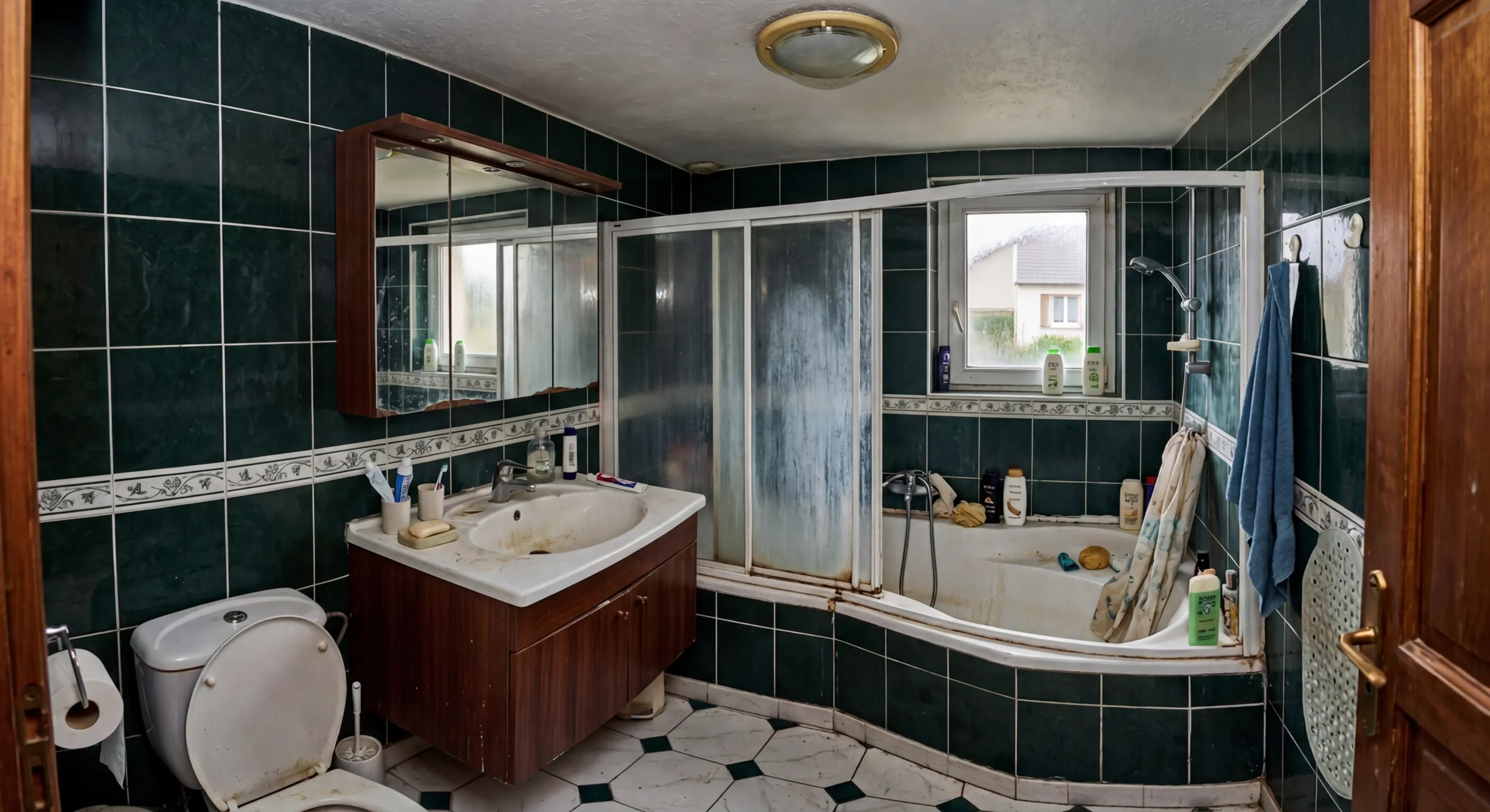 salle de bain avant rénovation Caluire