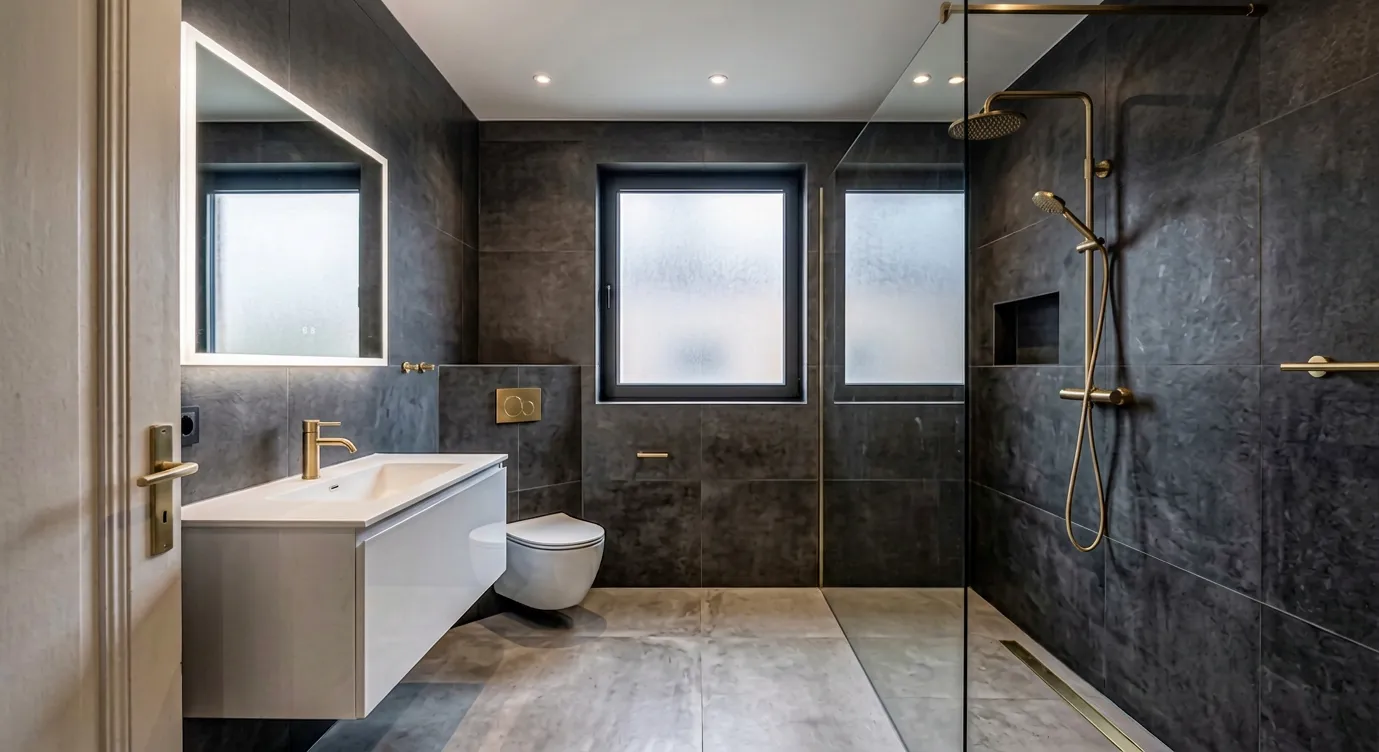 salle de bain après rénovation Lyon 6