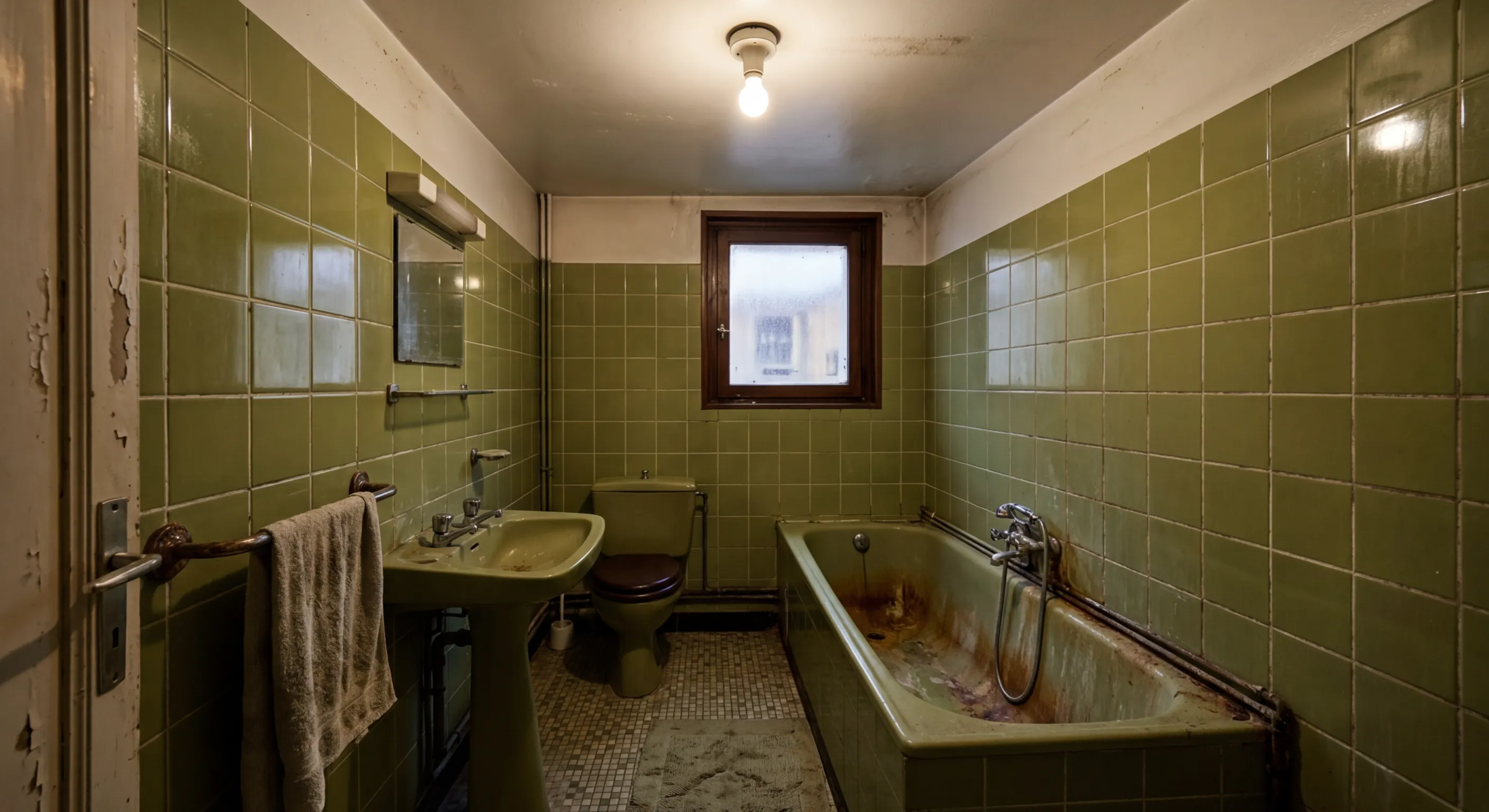 ancienne baignoire avant remplacement Lyon 7